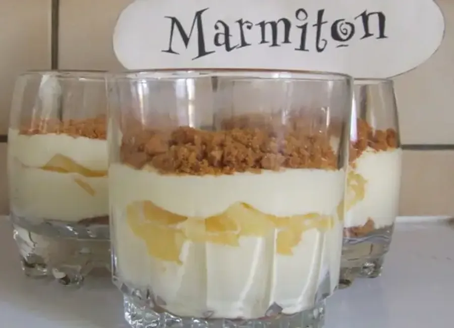 Verrine mascarpone spéculoos ananas