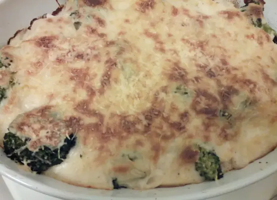 Gratin de choux fleur aux noix de cajoux