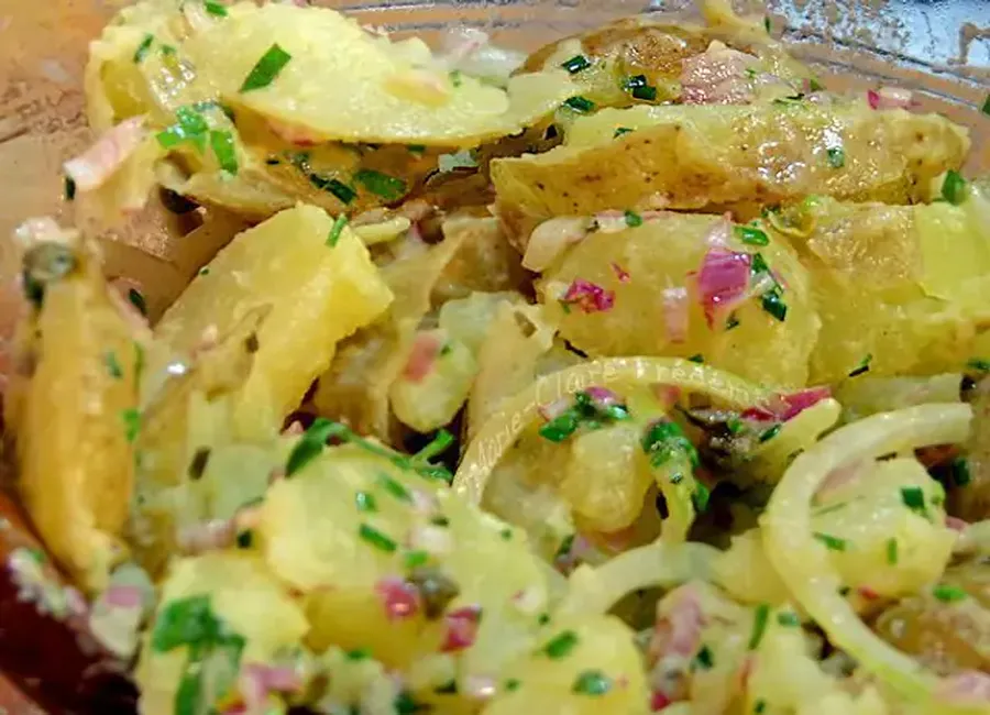 Salade de pommes de terres alsacienne