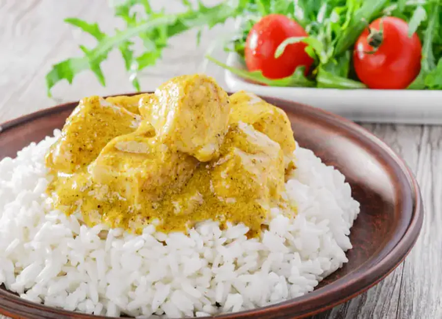 Curry de poulet simple