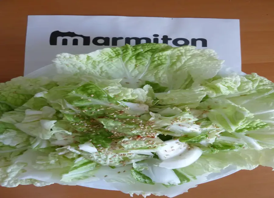 Salade de chou chinois toute simple