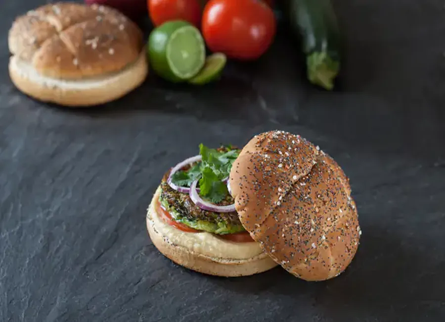Burger veggie de courgettes