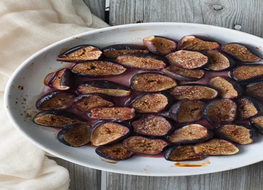 Figues rôties à l'huile d'olive et au miel