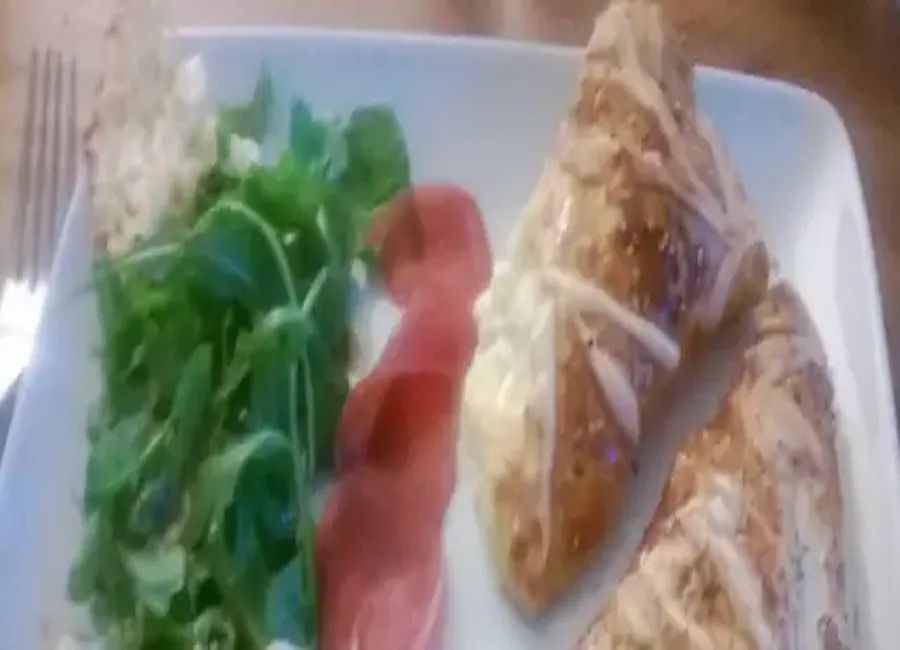 Saint-nectaire en feuilleté aux graînes de pavot