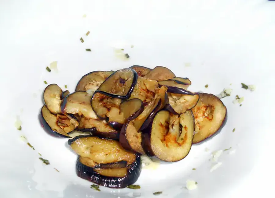 Aubergines frites