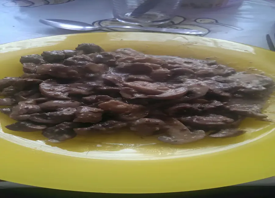 Rognons de veau aux champignons et au porto