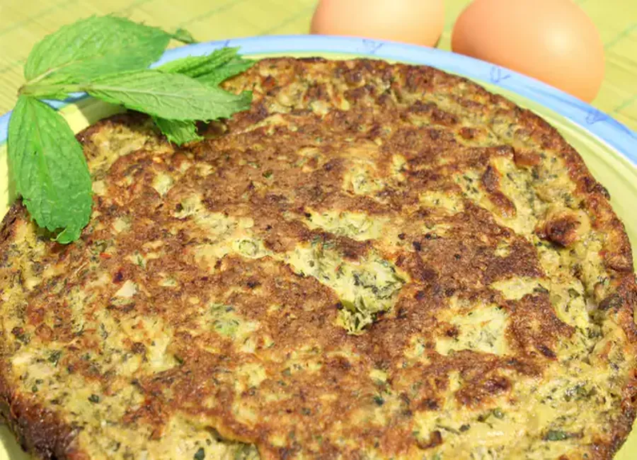 Tortilla de courgettes