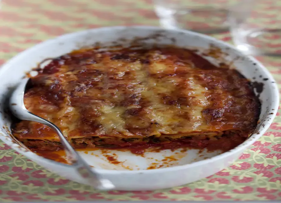 Cannelloni à la florentine ( épinards et viande )
