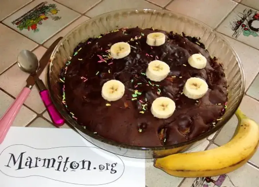 Gâteau léger chocolat et banane