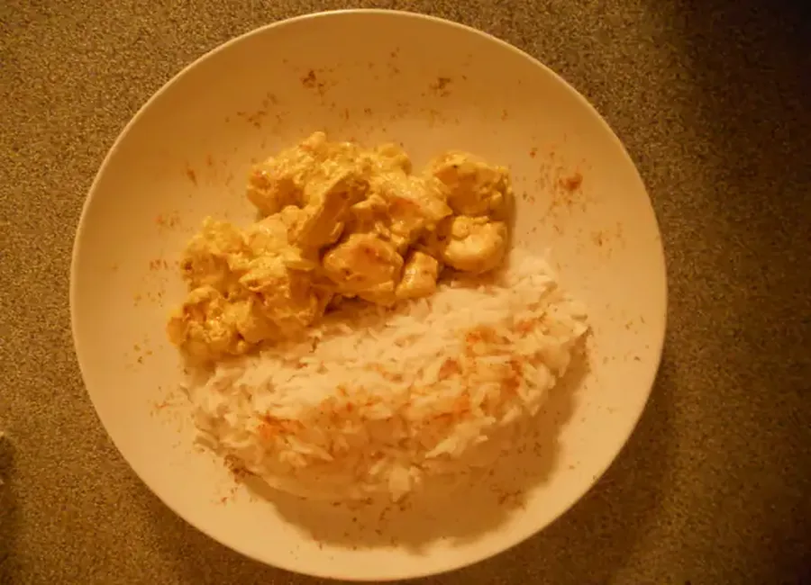Poulet onctueux aux saveurs d'ailleurs