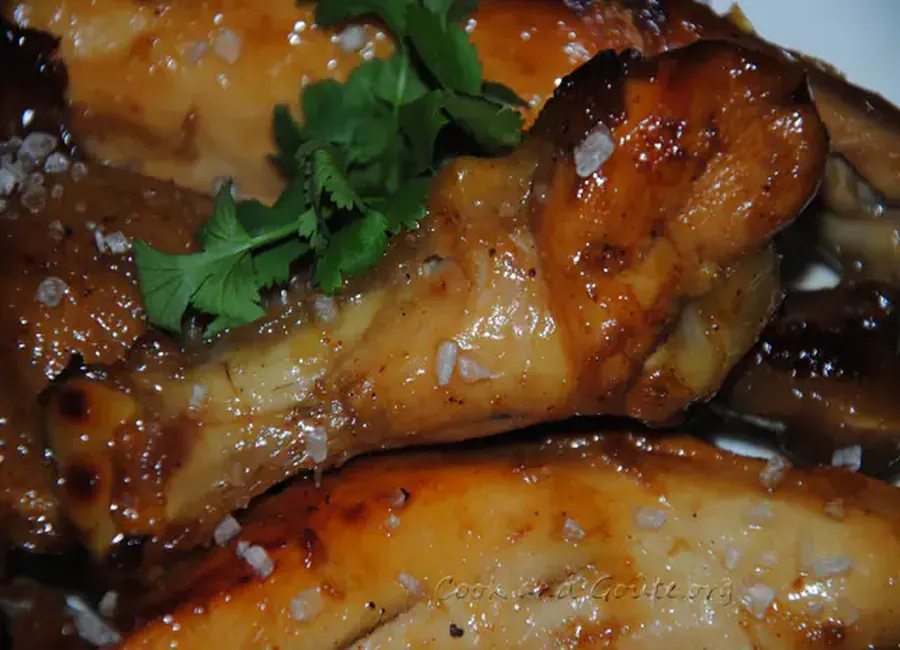 Poulet caramélisé au miel