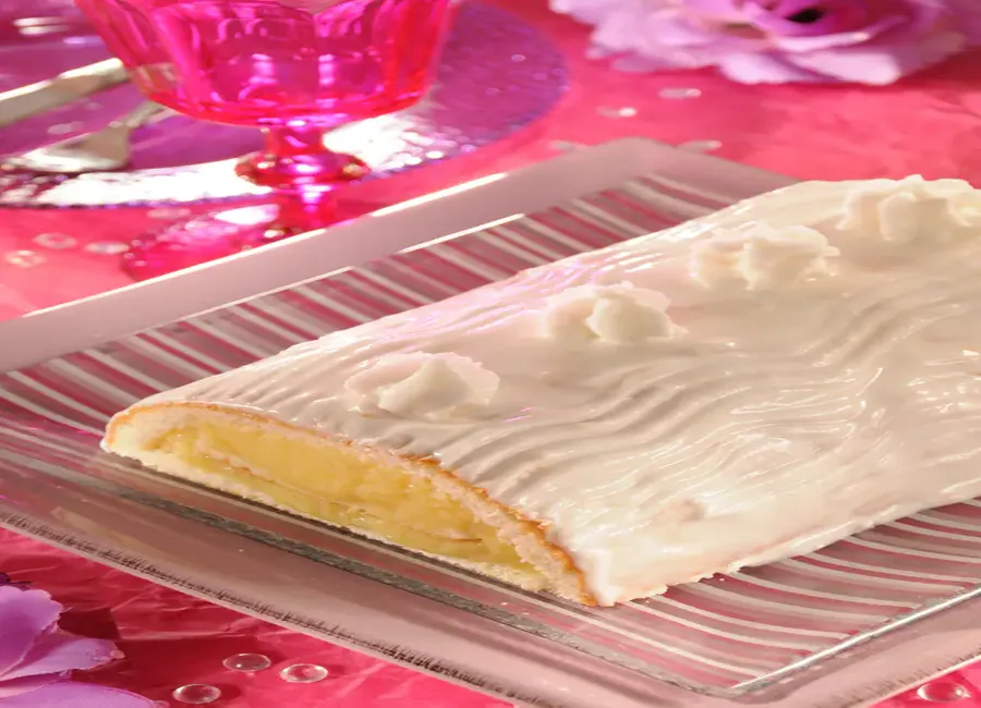 Bûche à la crème de citron