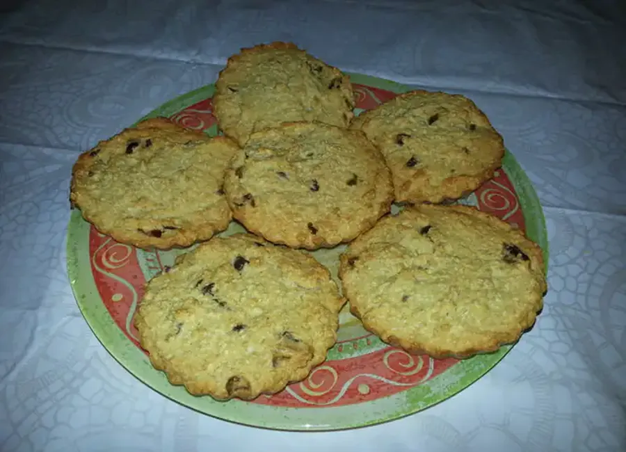 Biscuits à la banane et aux dattes - sans gluten, sans lactose