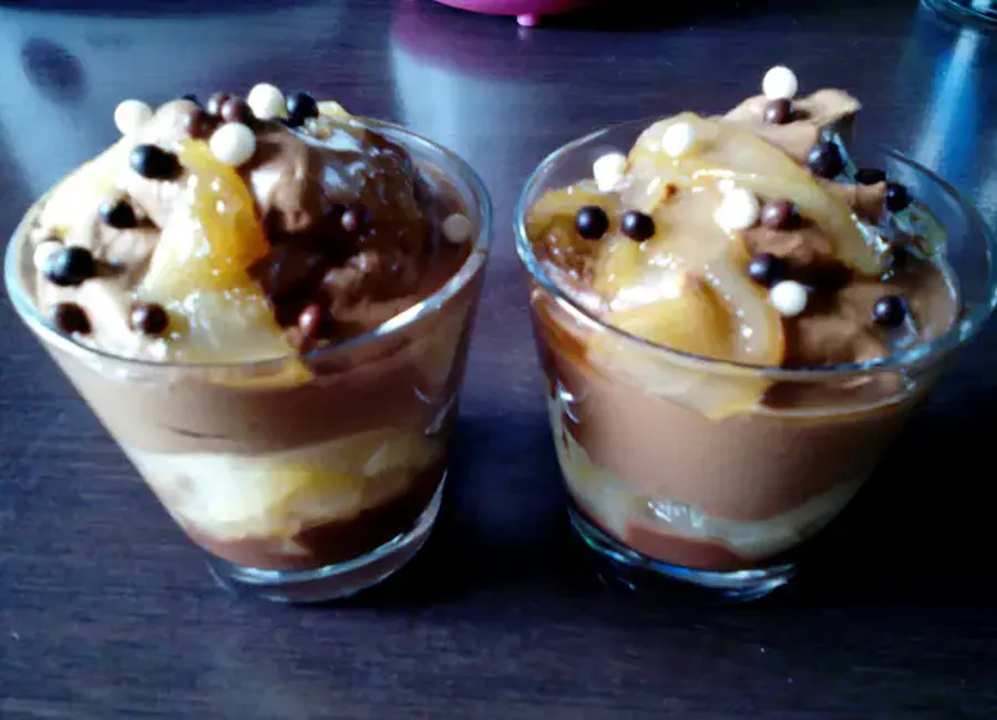 Verrine choco/poire