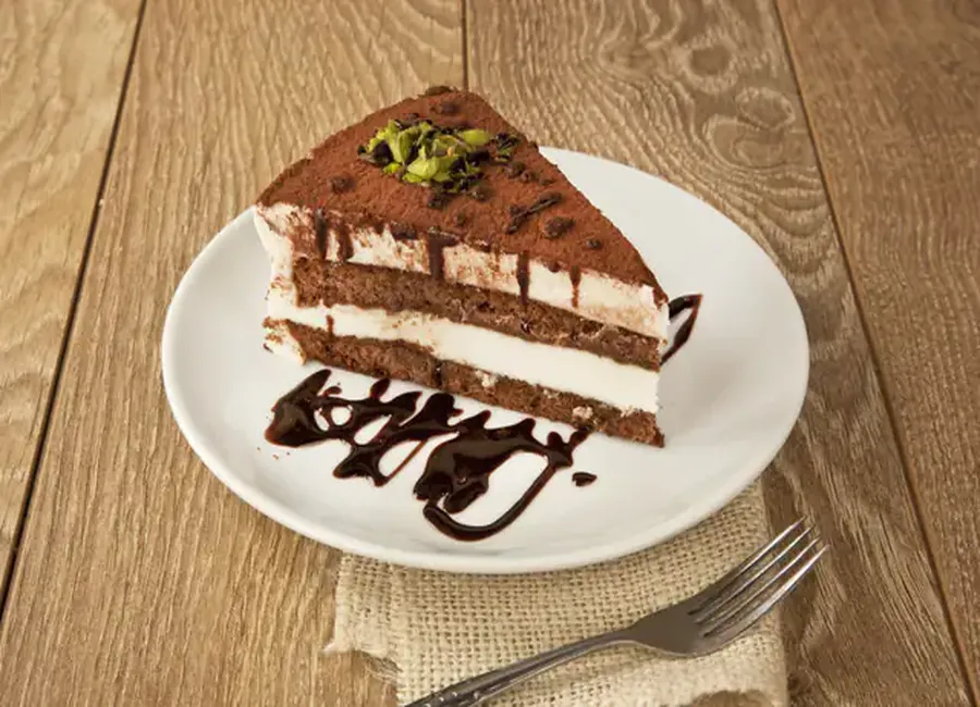Gâteau aux 2 chocolats (lait et blanc)