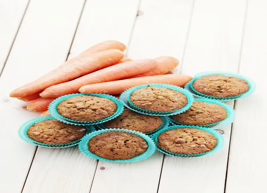 Muffins carottes - cannelle faciles