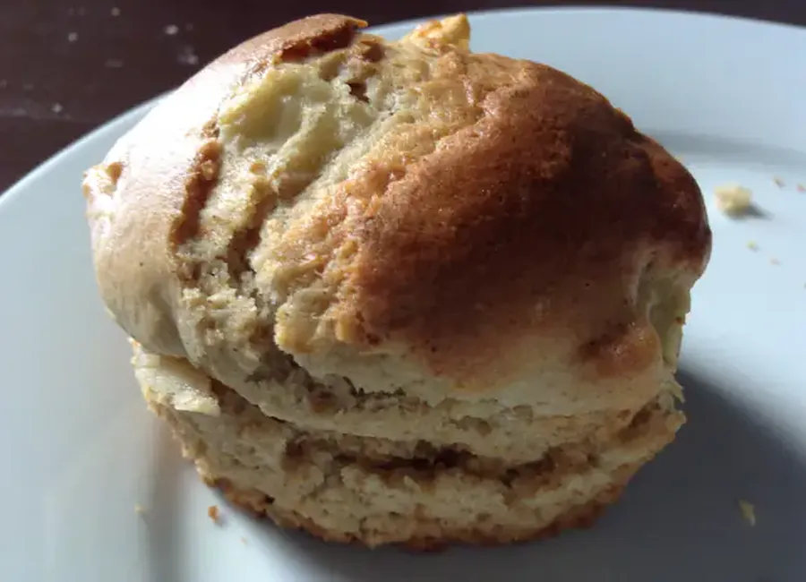 Muffin léger pomme coco cannelle