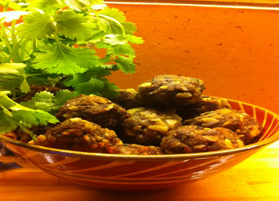 Farce, boulette, fausse viande, végétarien/vegan