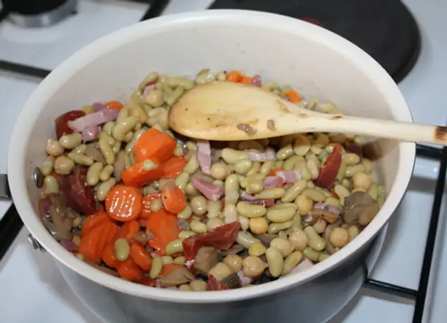 Flageolets au chorizo