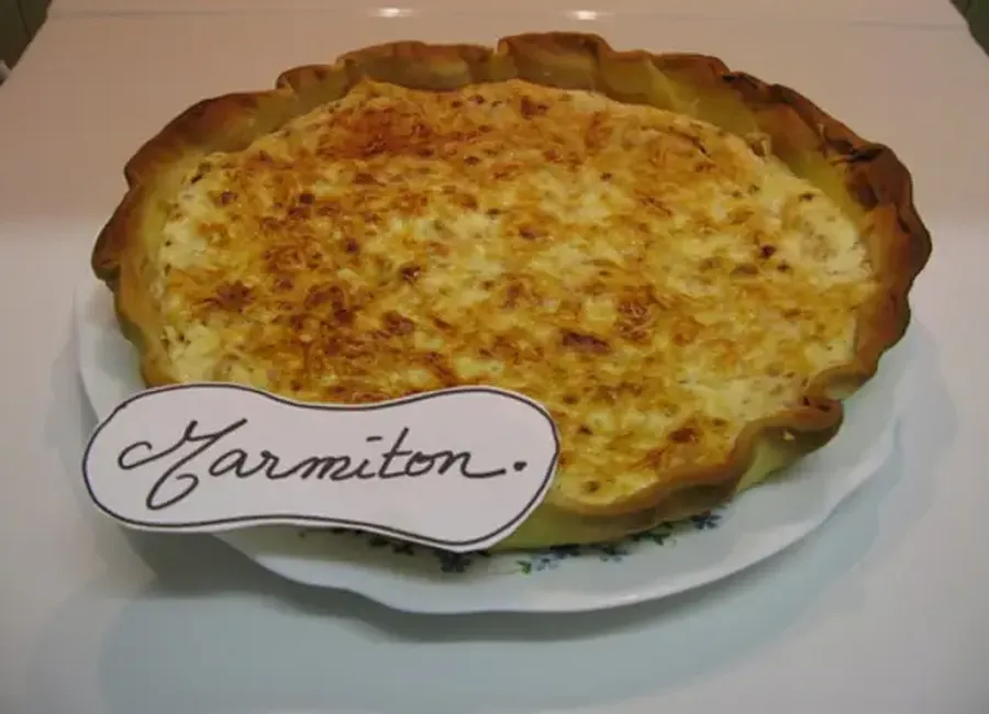 Tarte au fromage blanc salée