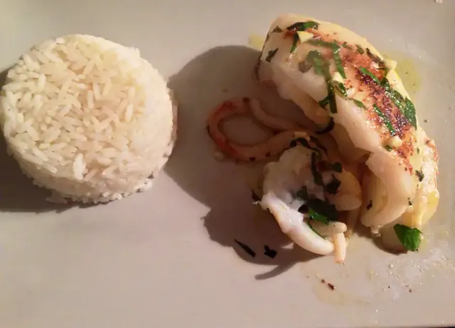 Seiches à la plancha