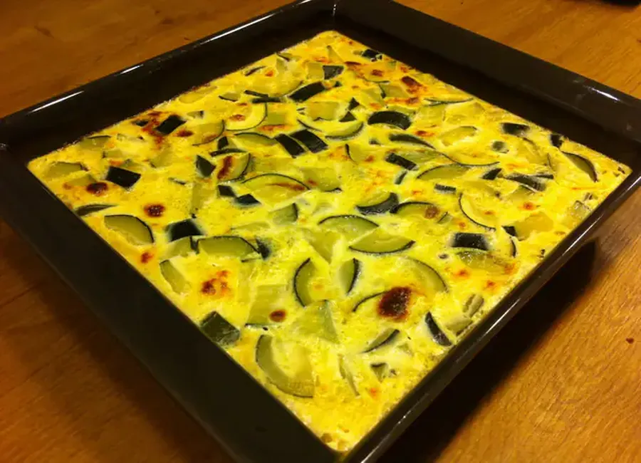 Gratin de courgettes à la cancoillotte à l'ail