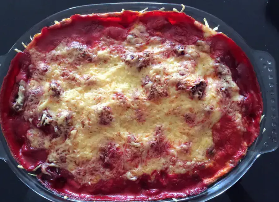 Gratin de betterave rouge
