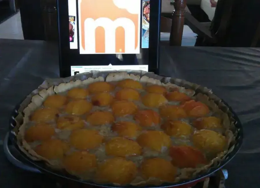 Tarte aux prunes frangipane