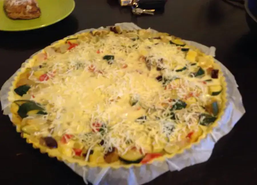 Tarte légère aux légumes du soleil