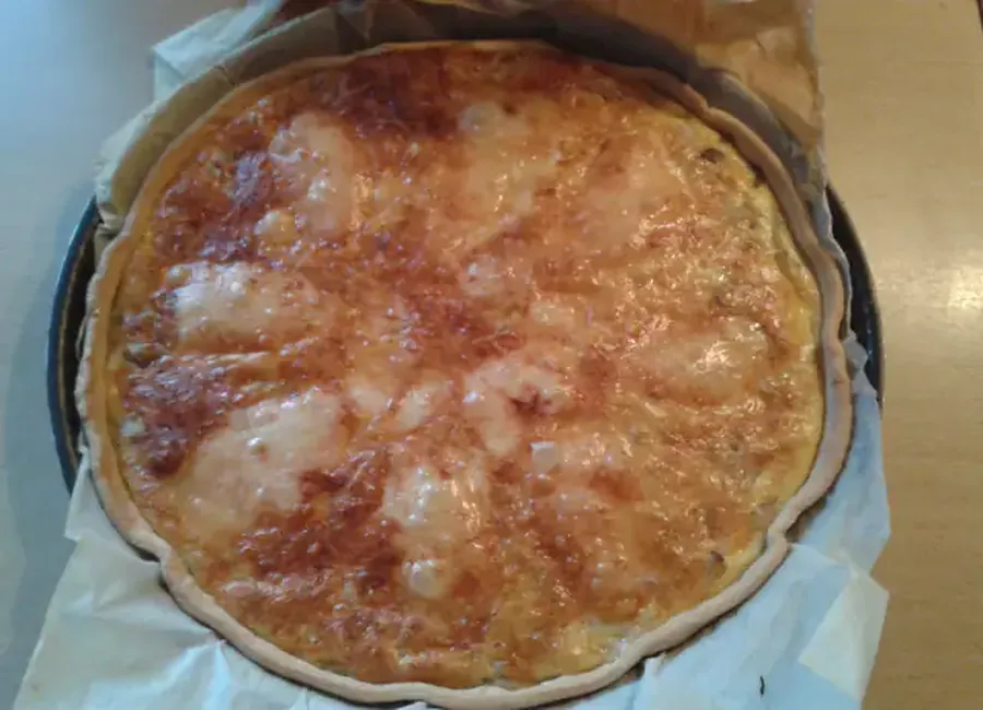 Quiche aux endives et pont-l'évêque