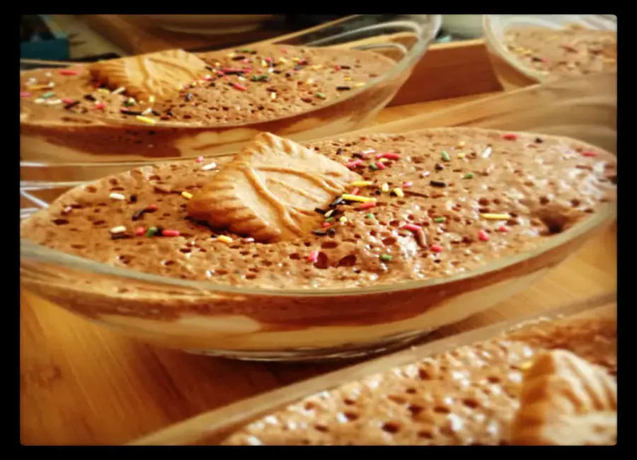 Verrines mousse nutella aux spéculoos