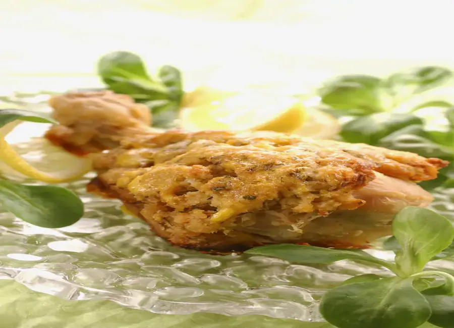 Pilons de poulet en croûte de pain