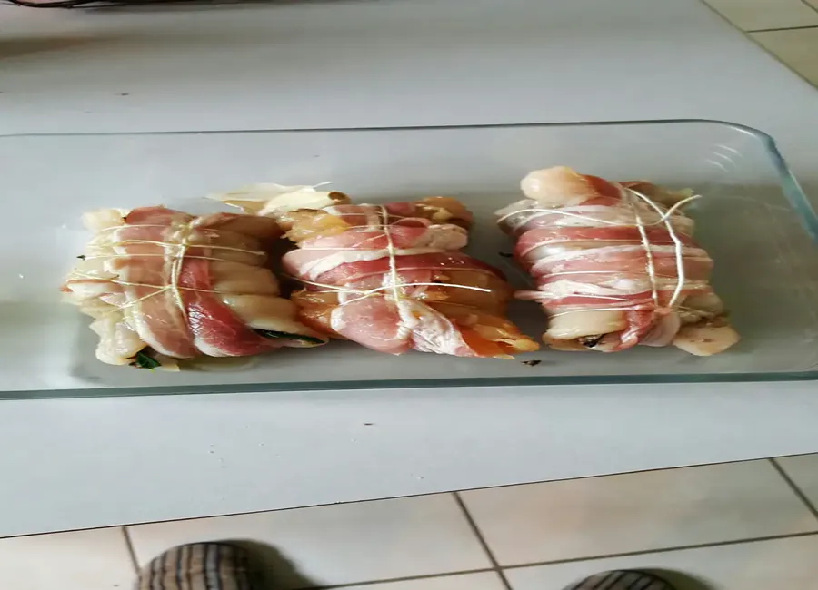Paupiettes de poulet aux champignons