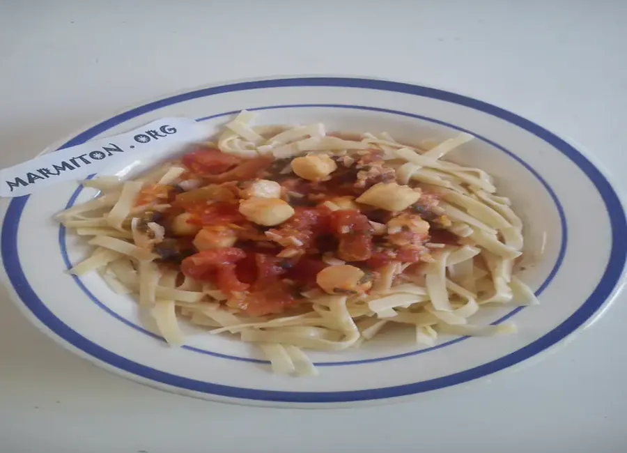 Tagliatelles aux noix de st jacques