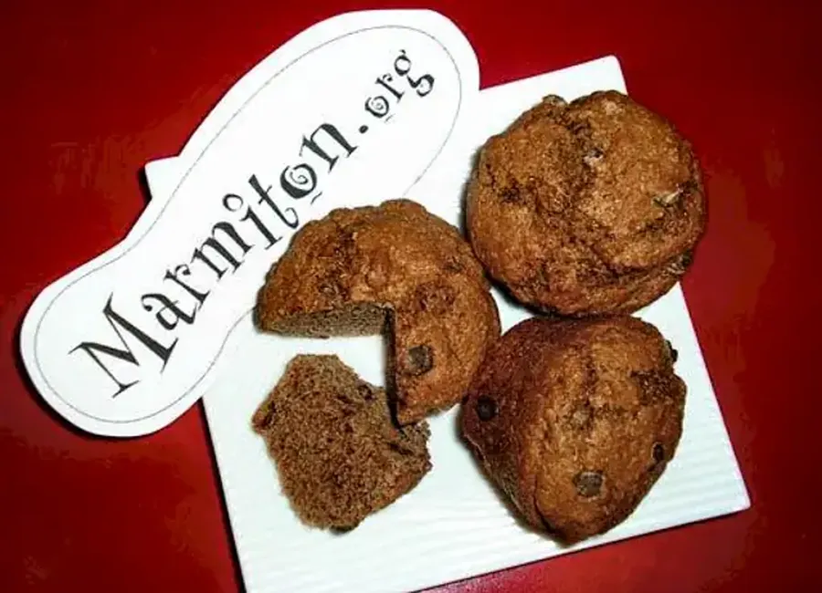Délicieux muffins double chocolat - noix