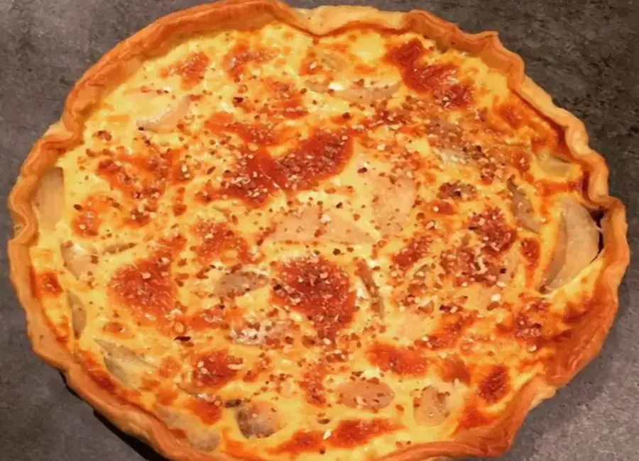 Tarte poires et pralinoise