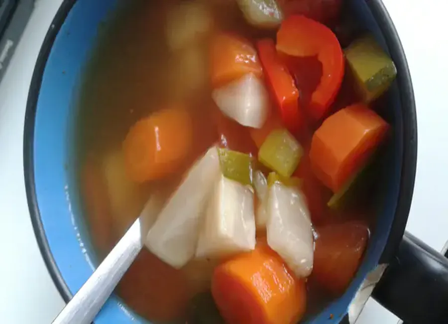 Bouillon de légumes rapide