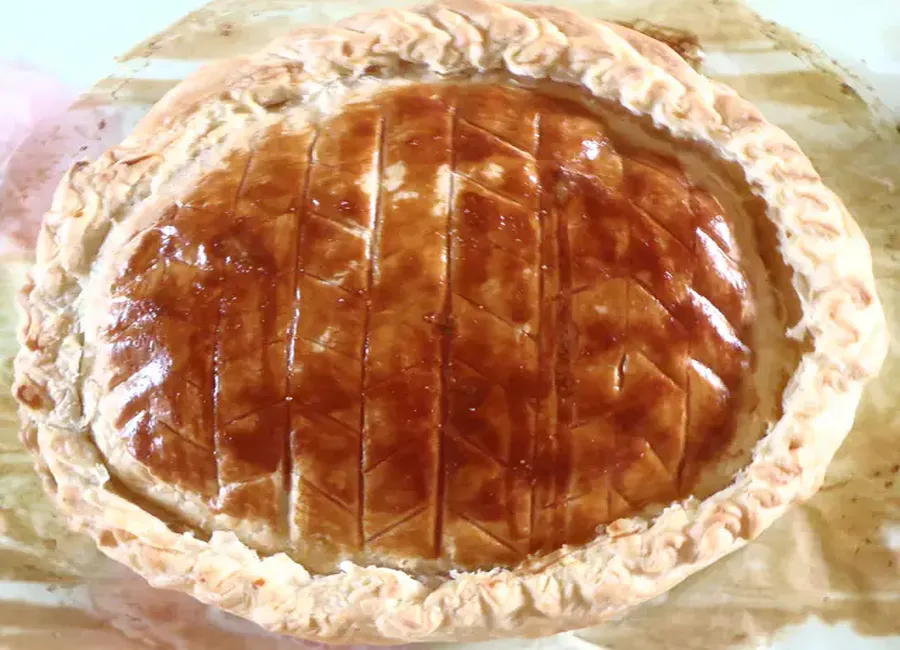 Galette des rois au pommeau