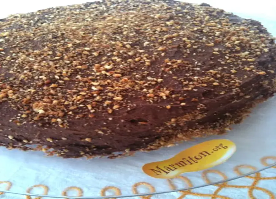 Gâteau choco-praline