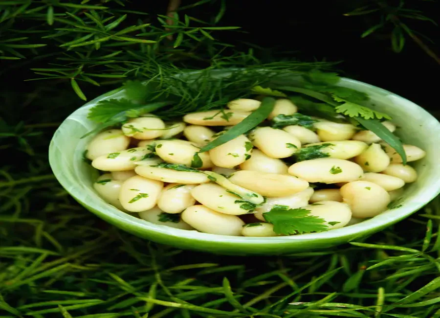 Cocos de paimpol au beurre d'herbes