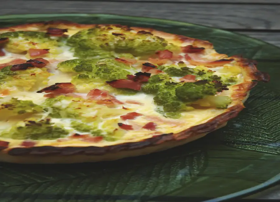 Quiche légère au chou-fleur