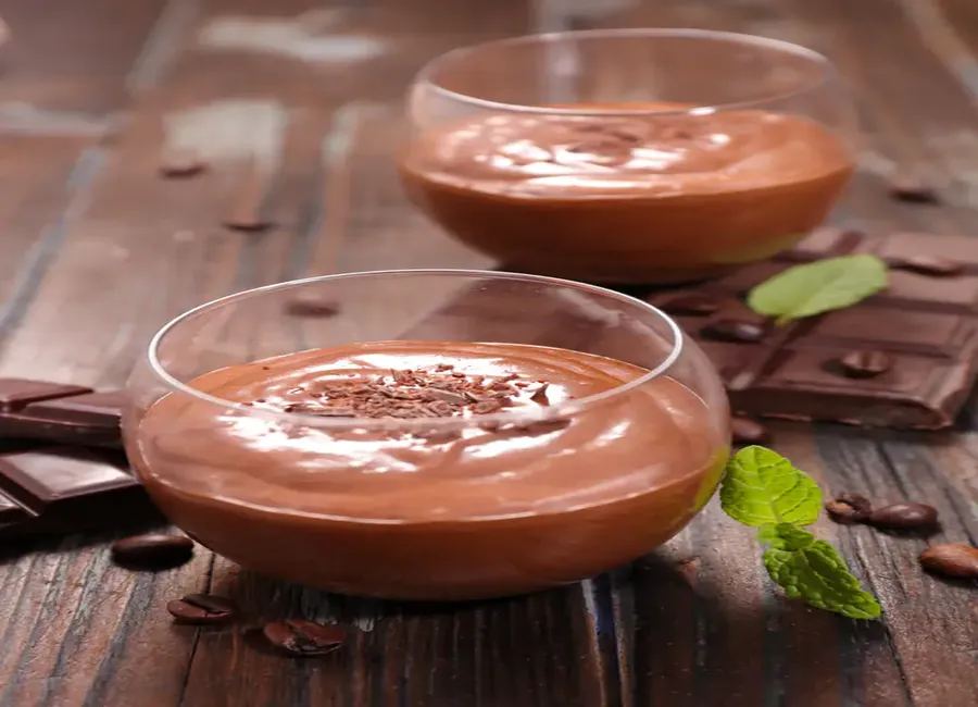 Mousse au chocolat / lait de coco très légère