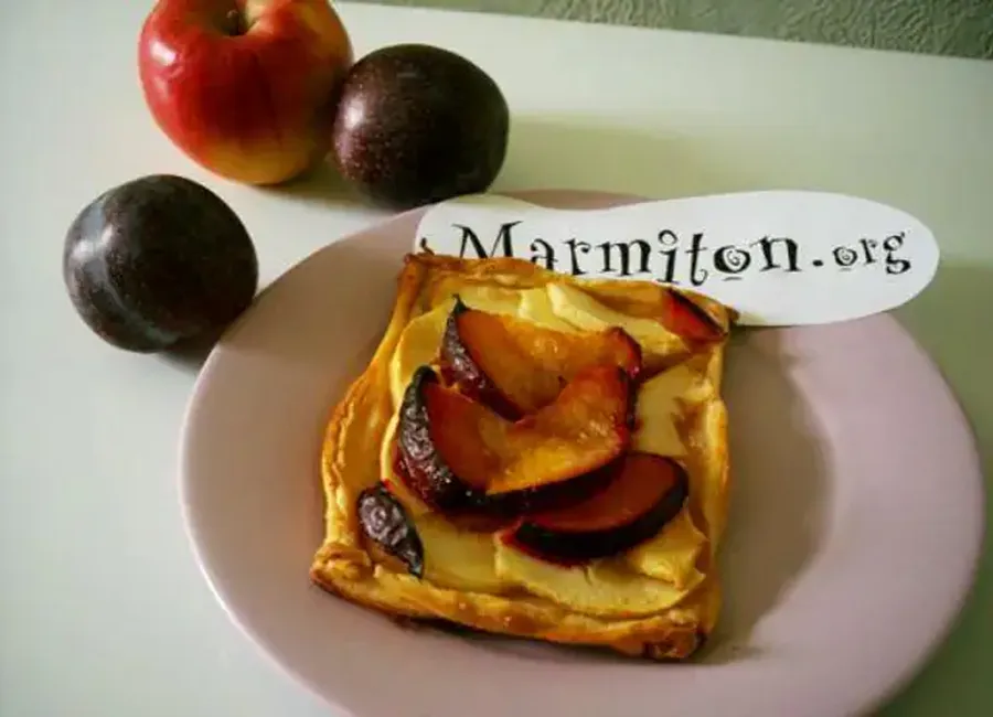 Tartes fines pommes quetsches délicieuse