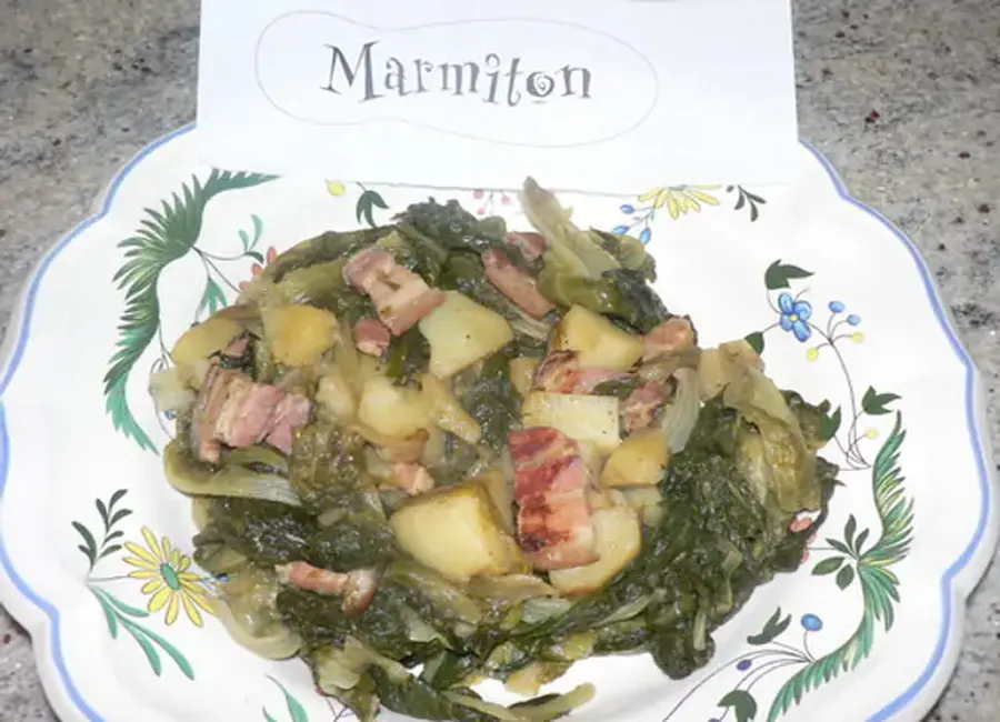 Salade cuite aux pommes de terre et lardons