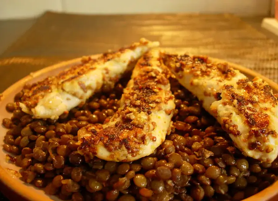 Escalopes de poulet au sésame