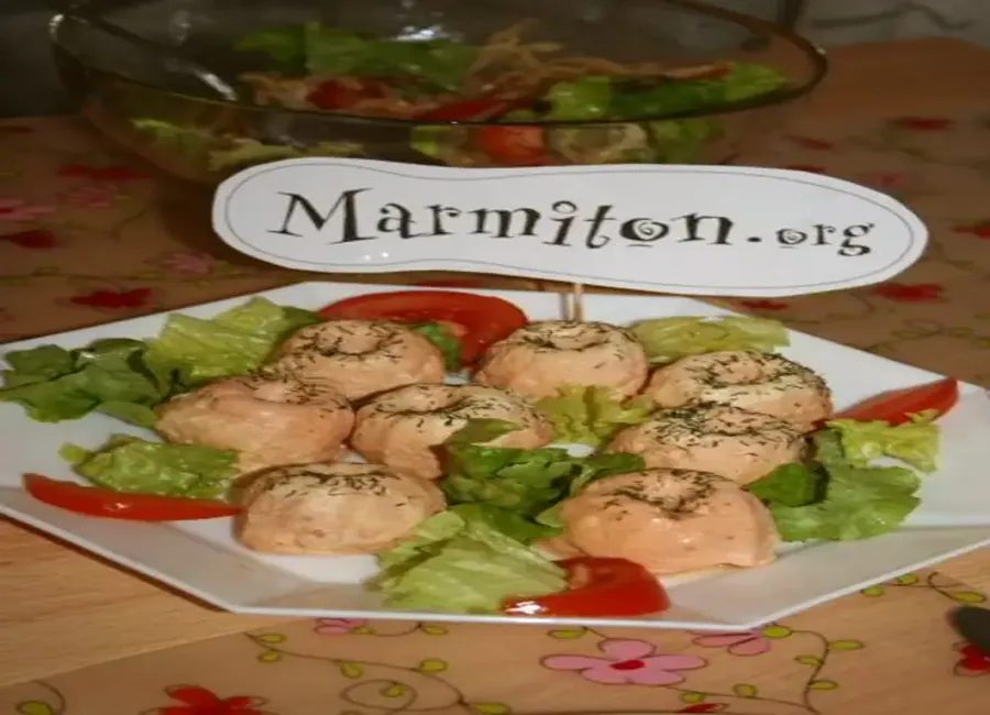 Bouchées de mousse de saumon