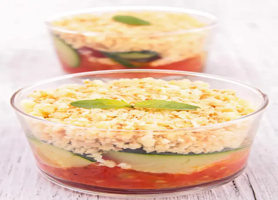 Crumble de courgettes rapide