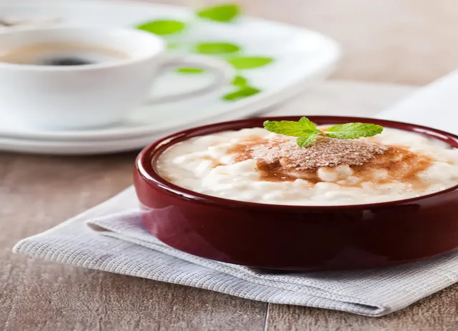 Riz au lait cuit au four