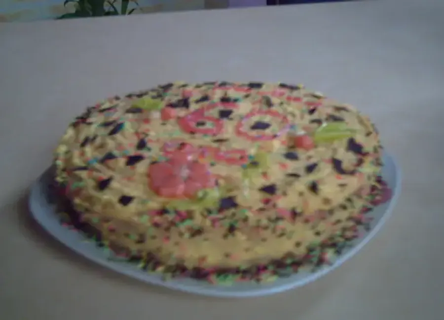 Gâteau de savoie au zeste de citron