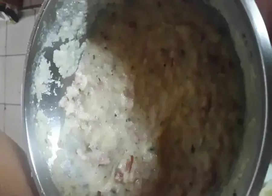Christophines farcies aux lardons